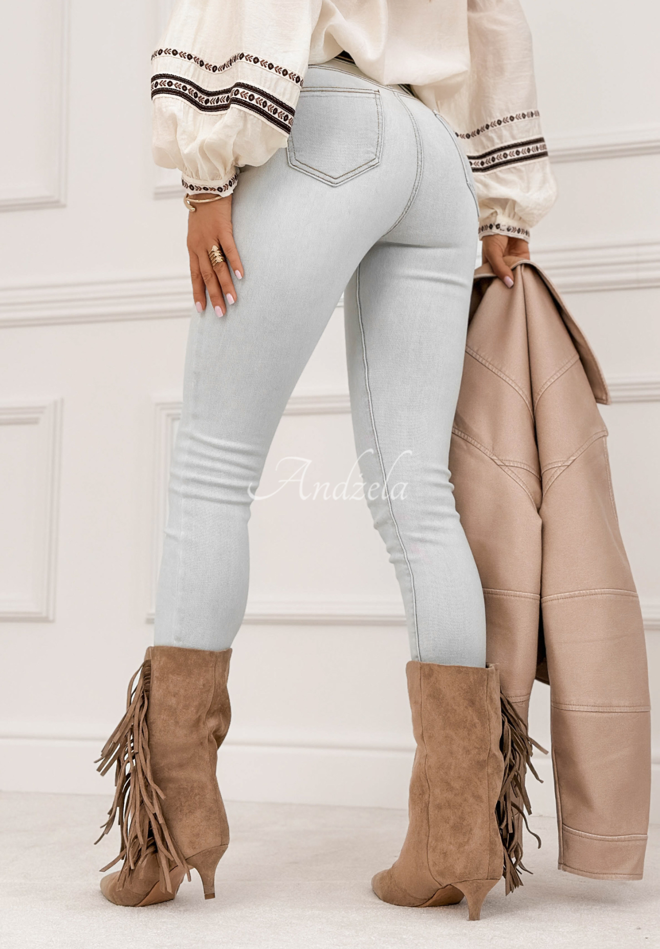 Blugi skinny Think Again