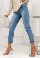 Pantaloni din denim skinny Blessed With Energy albastru deschis