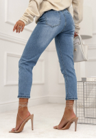 Pantaloni din denim skinny Blessed With Energy albastru deschis