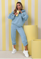 Compleu de trening Remember About You albastru azuriu