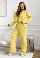 Compleu de trening Hanorac, Pantaloni i Top  3in1 Almost There camel