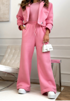 Compleu de trening Hanorac, Pantaloni i Top  3in1 Almost There camel