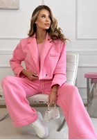 Compleu de trening Hanorac, Pantaloni i Top  3in1 Almost There camel