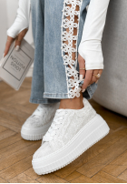 Koronkowe Bascheți Don’t Move białe