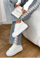 Koronkowe Bascheți Don’t Move białe