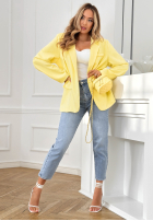 Zamszowa Sacou Good Balance galben