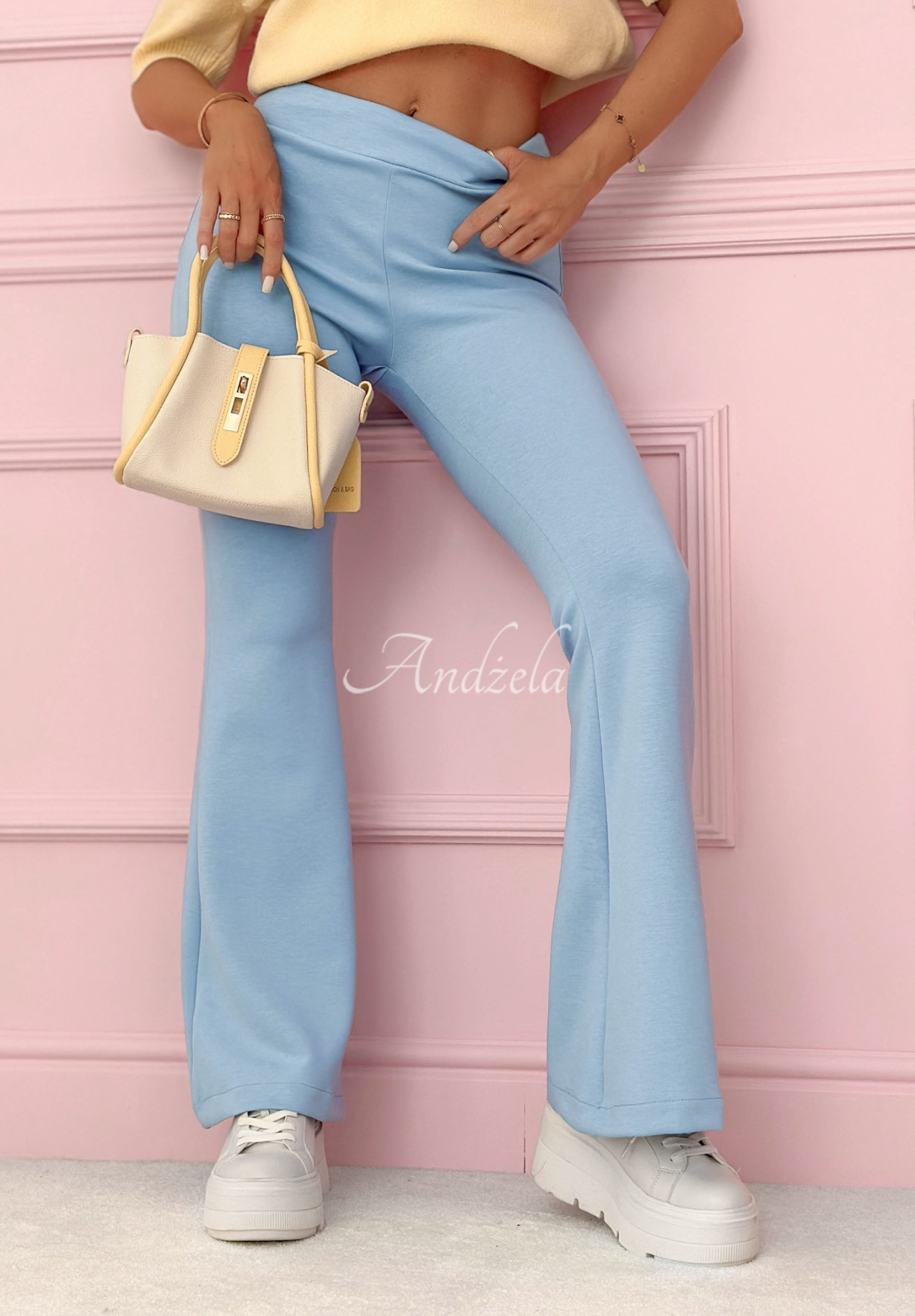 Colanți evazați cu viscoză New Season Baddie