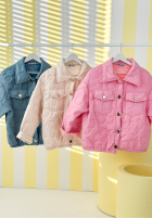 Scurtă pikowana Geacă Spring Sings bej