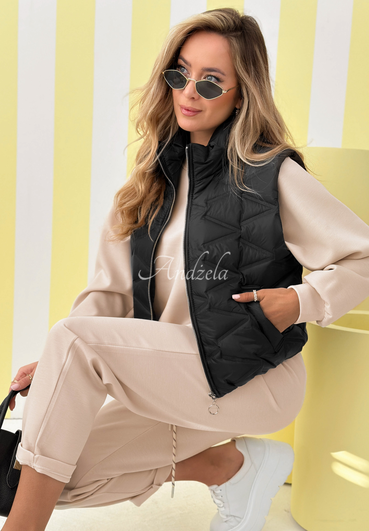 Vestă scurtă matlasată Spring Cloud