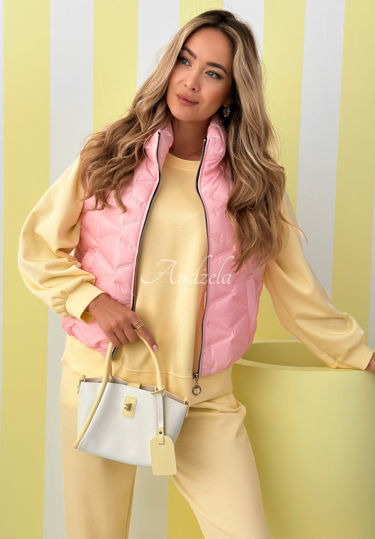 Vestă scurtă matlasată Spring Cloud