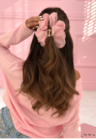 Tiulowa Clamă de păr klamra do włosów kokarda negru