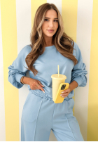 Compleu de trening Full Of Motivation albastru azuriu