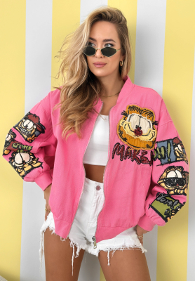 Geacă bomber cu aplicații The Red Cat