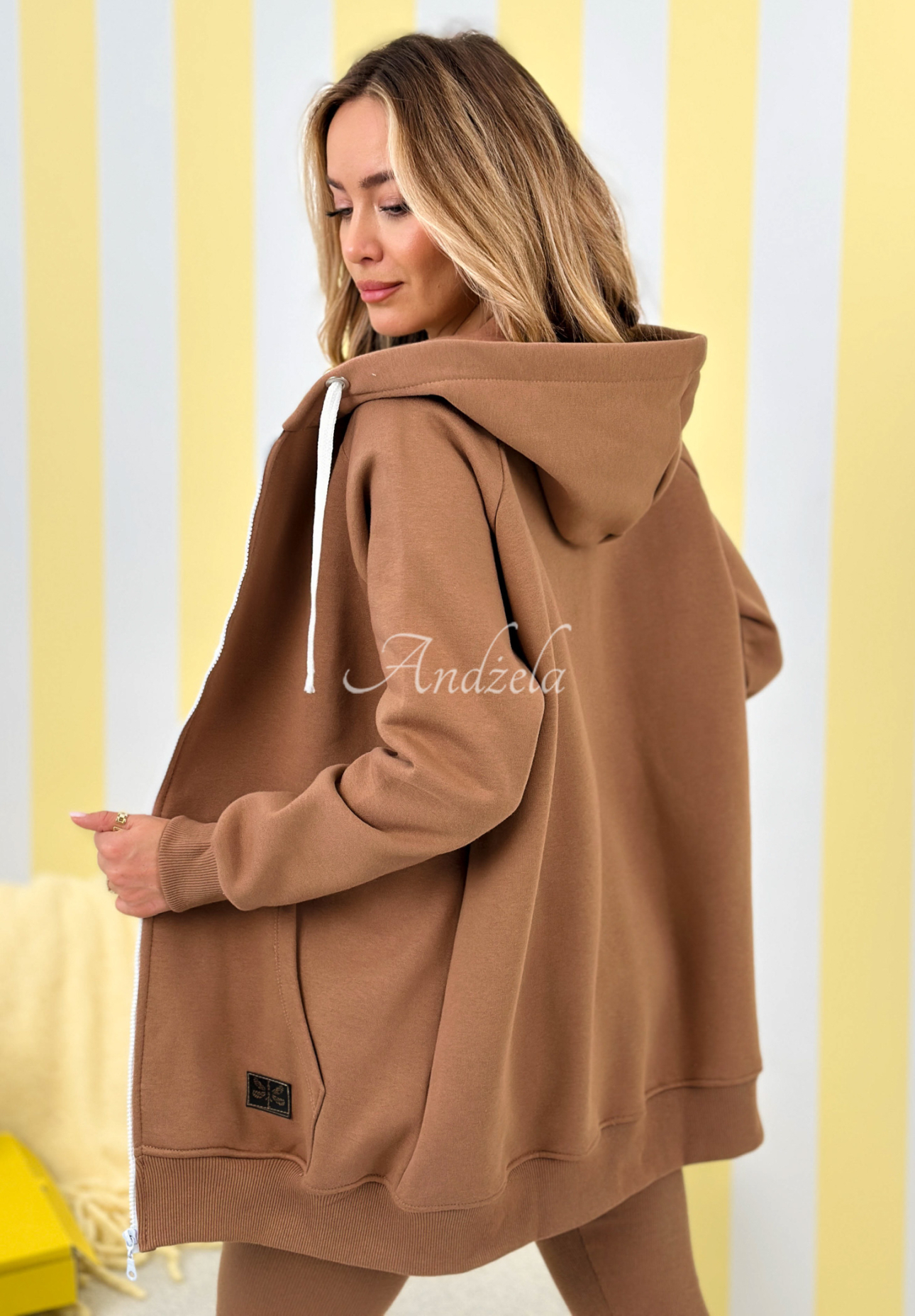 Hanorac Siempre cu glugă și fermoar