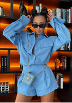 Krótkie spodenki z zakładkami La Milla Camilla roșii