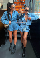 din denim Cămașă La Milla Kaylee albastră