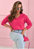 Bluză longsleeve z serduszkami Close To Heart albă