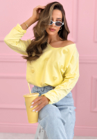 Bluză longsleeve z serduszkami Close To Heart albă