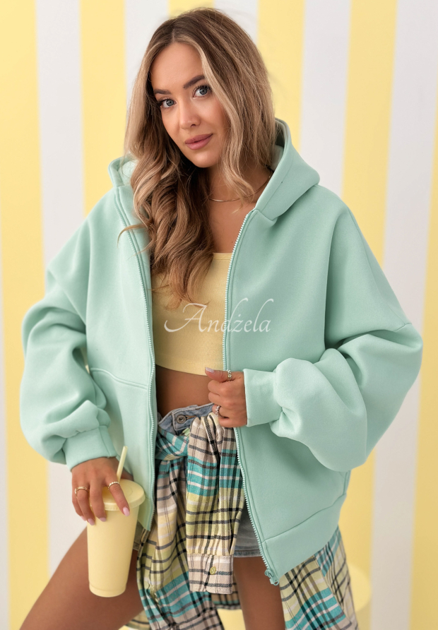 Hanorac oversize cu glugă Don't Tell