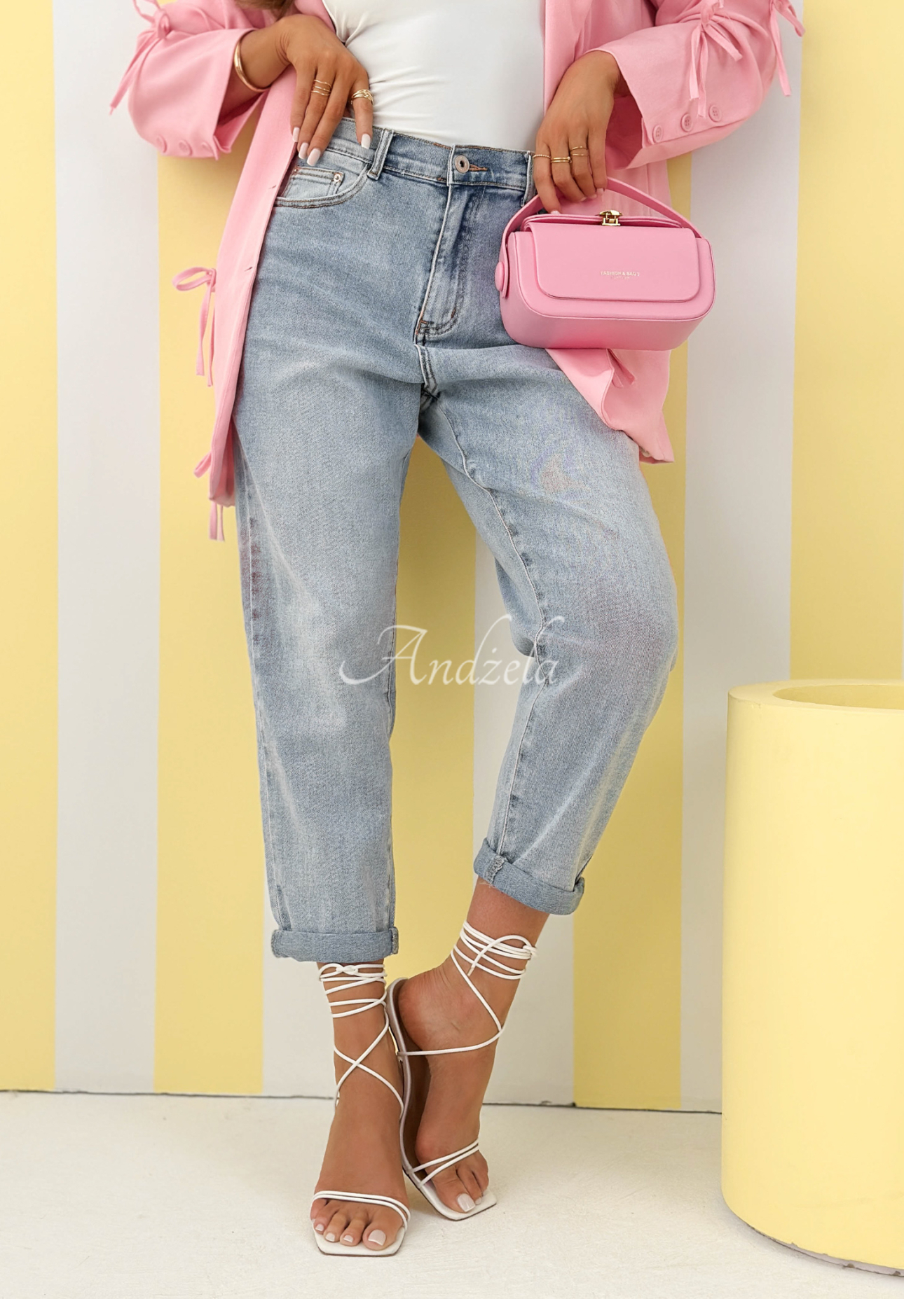 Blugi mom fit Why Wait