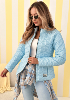 Scurtă pikowana Geacă Soft Wind roz pudră