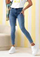 Pantaloni din denim skinny Day To Day albastre