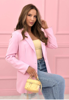 Sacou oversize Best Version roz pudră