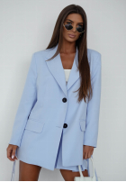 Sacou z wiązaniem She Believed It negru