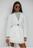 Sacou z wiązaniem She Believed It negru