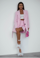 Sacou z wiązaniem She Believed It negru