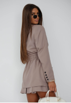 Sacou z wiązaniem She Believed It negru