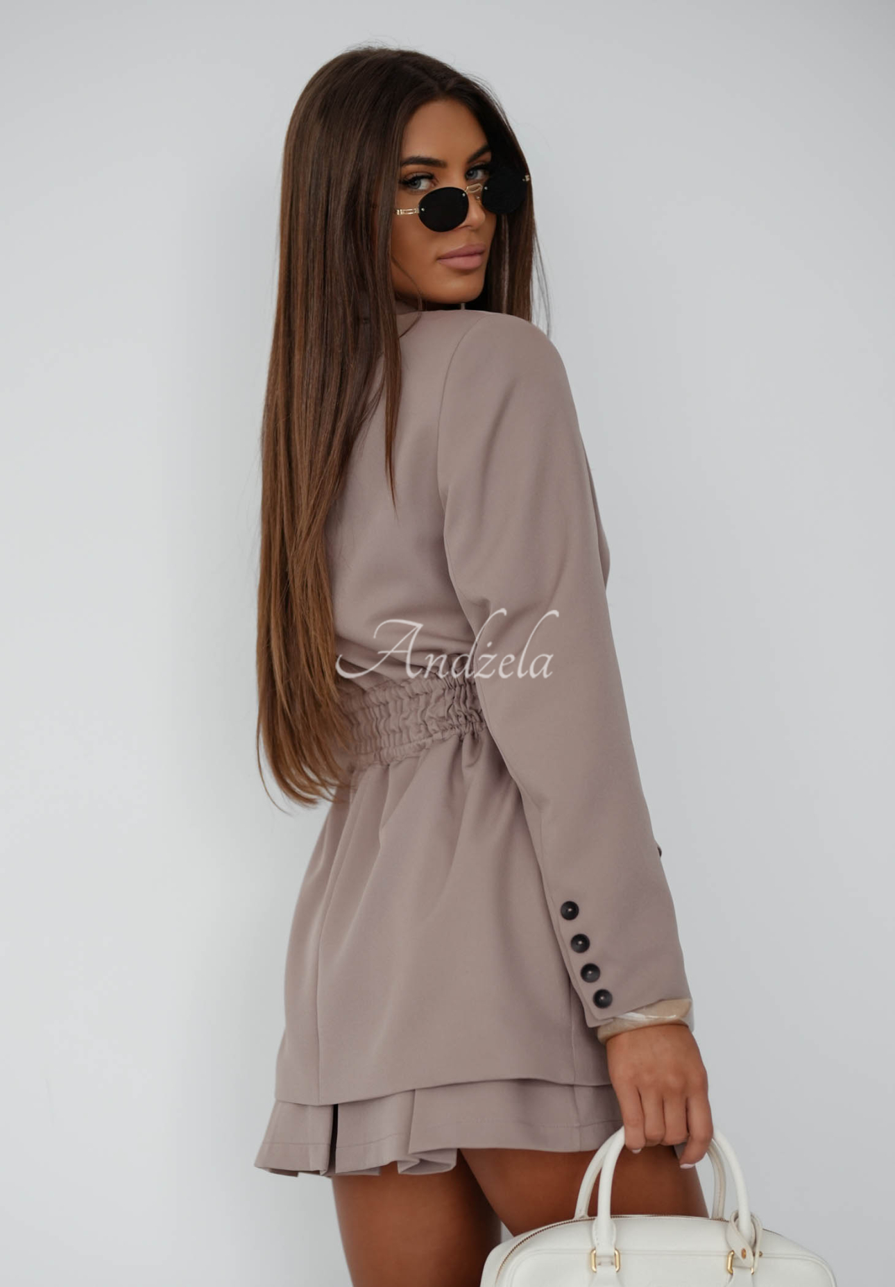 Sacou cu legare She Believed It