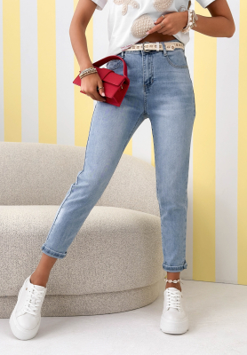 Blugi skinny cu curea Athena