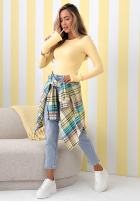 Wiskozowa Bluză longsleeve Good Days Only galben