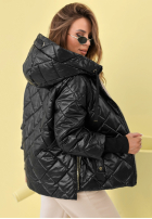 Pikowana Geacă z kapturem Hello Spring bej