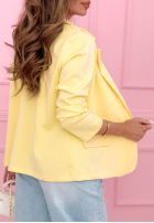 Sacou oversize z różą Elegant Rosalia galben