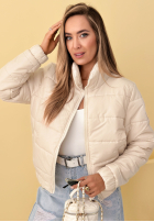 Pikowana Geacă ze stójką Soft Morning roz