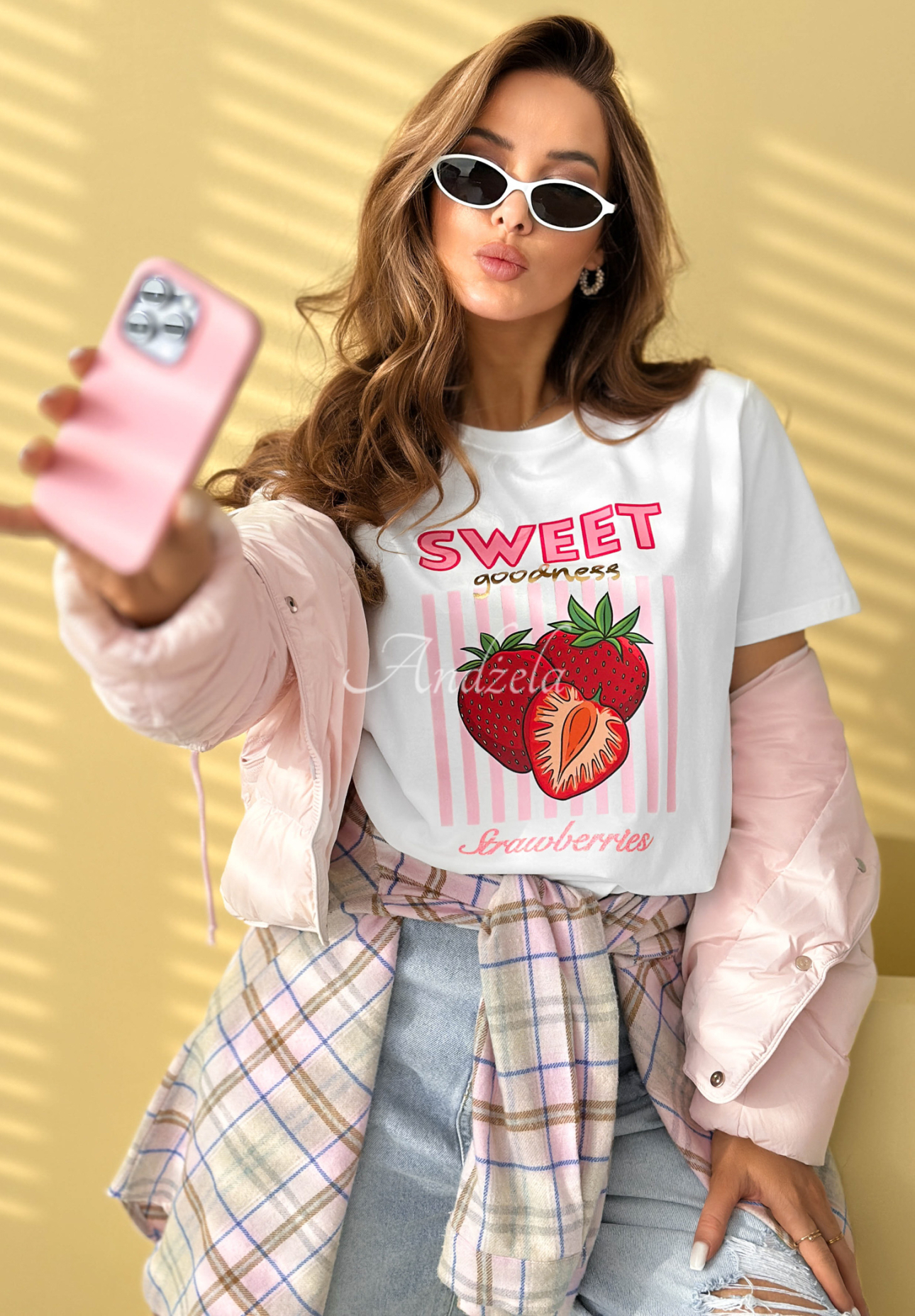 Tricou din bumbac cu imprimeu Sweet Goodness