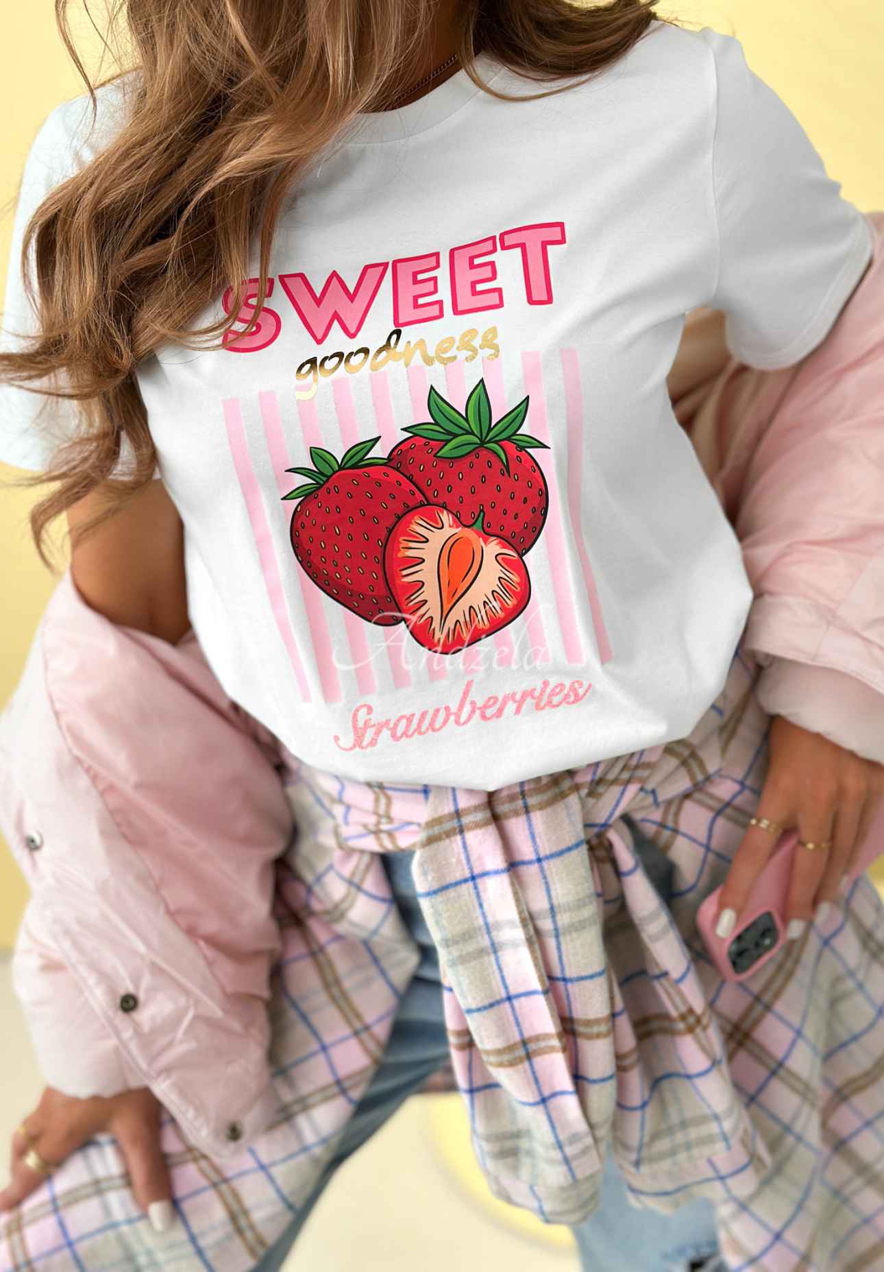 Tricou din bumbac cu imprimeu Sweet Goodness