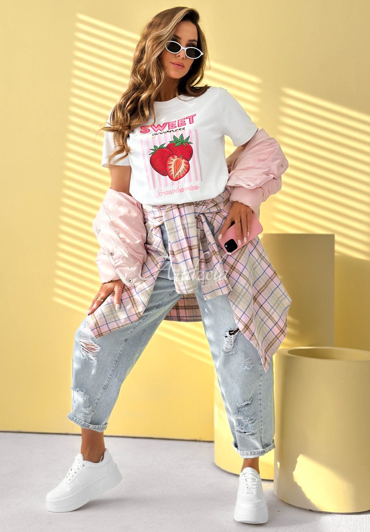 Tricou din bumbac cu imprimeu Sweet Goodness