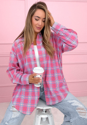 Cămașă din bumbac &icirc;n carouri Jessica