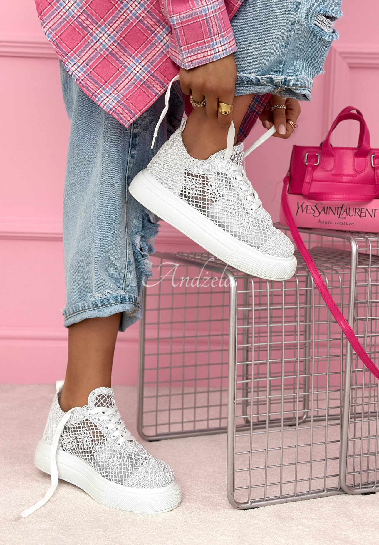 Adidași din dantelă Heidi