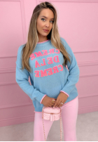 Pulover z napisami Creme De La Creme galbene