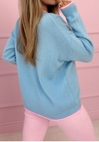 Pulover z napisami Creme De La Creme galbene