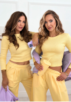 Compleu de trening Bluză i Pantaloni Doing Nothing albastru azuriu