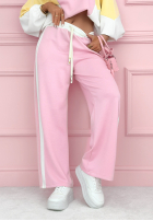 Compleu de trening Hanorac i Pantaloni Spring Amour różowo-galbene