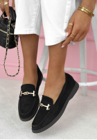 zamszowe mokasyny Spirit Rebirth negre