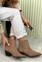 zamszowe Botine The Small Steps bej