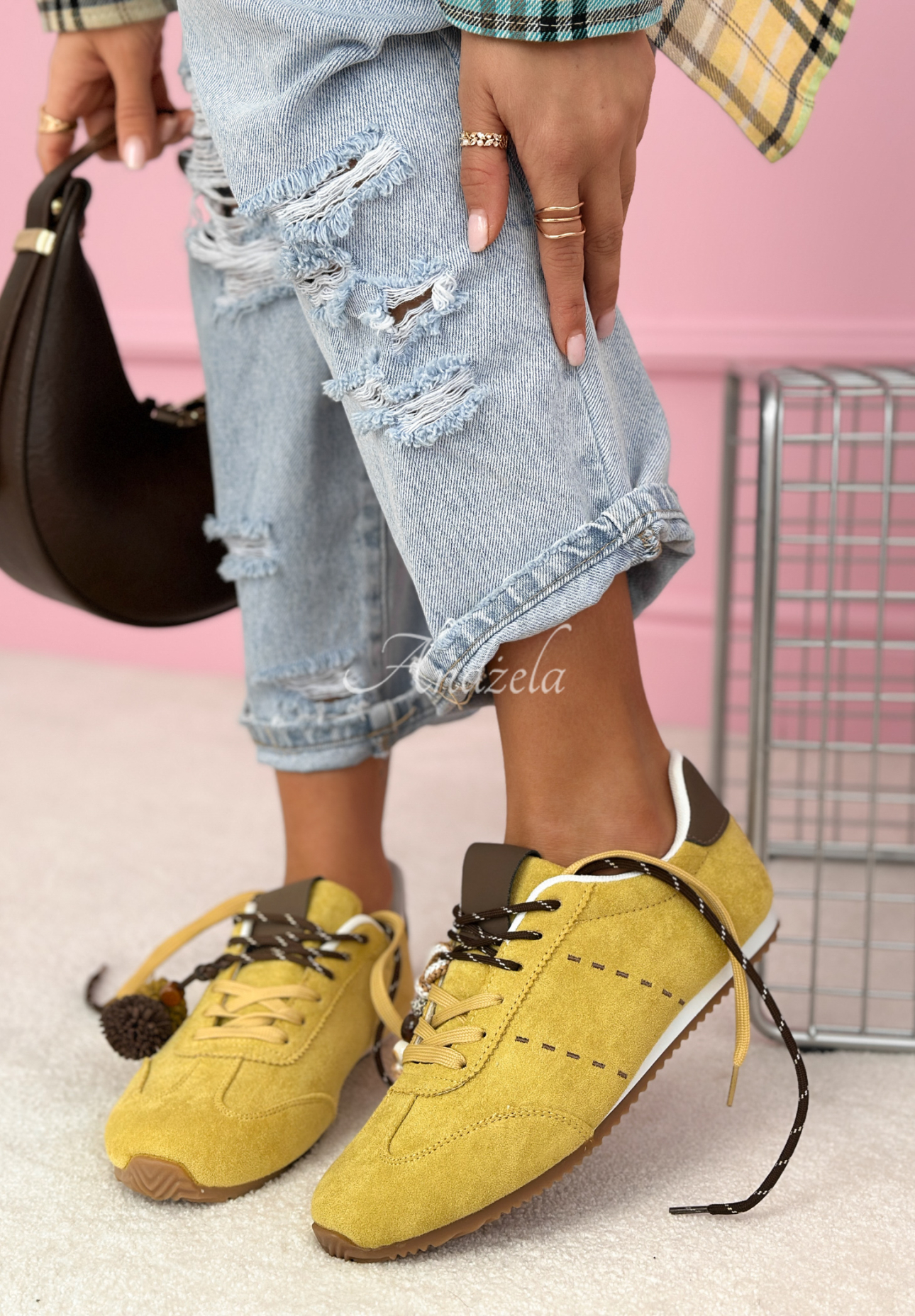 Adidași din piele întoarsă Emery