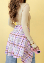 Bluză longsleeve Basically Fine bej